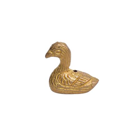 Golden Brass Duck Incense Stick Holder